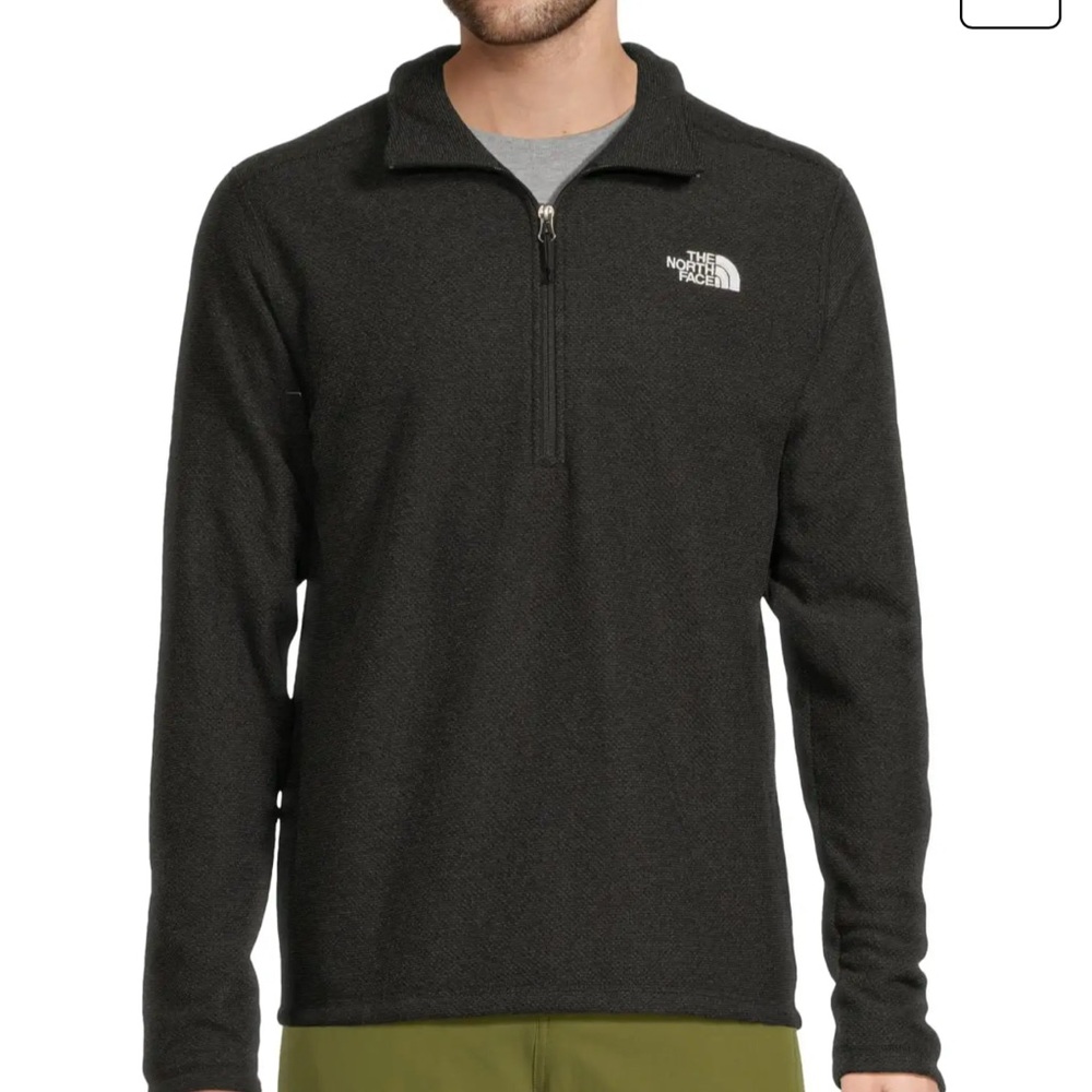 The North Face Charcoal Quarter-Zip Fleece NWOT